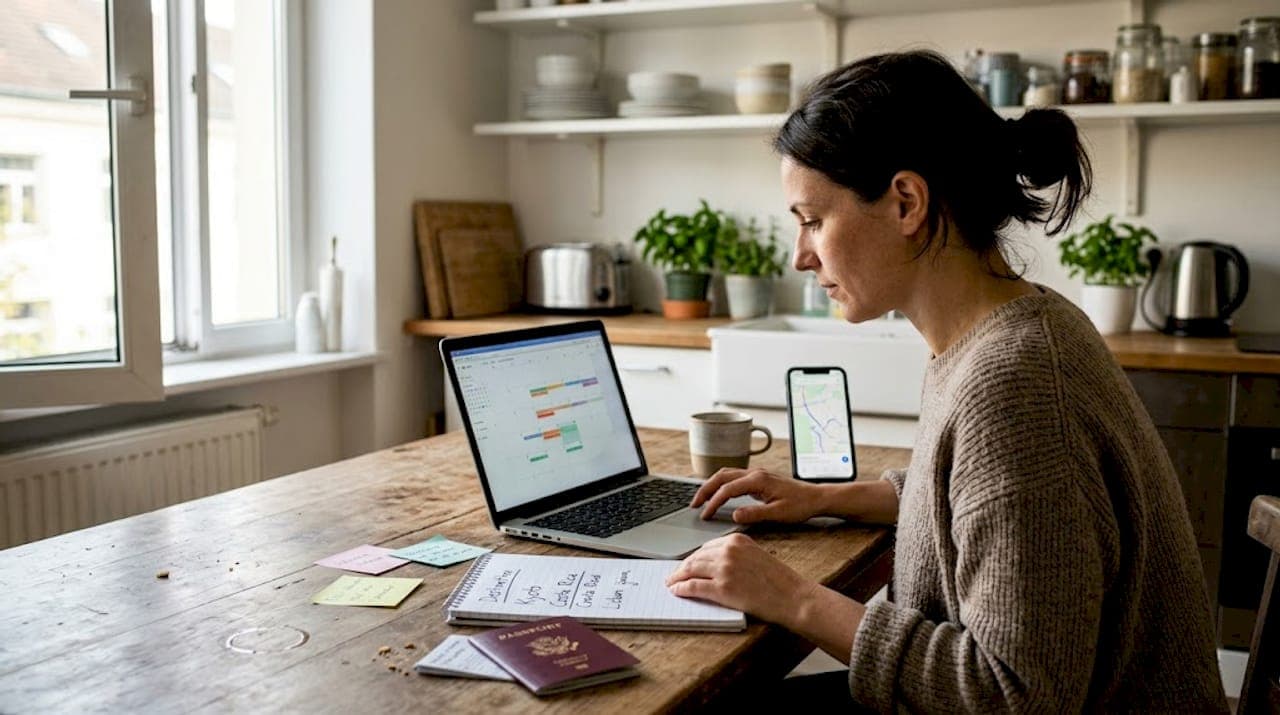 Itinerary planning workflow: save 10+ hours per trip