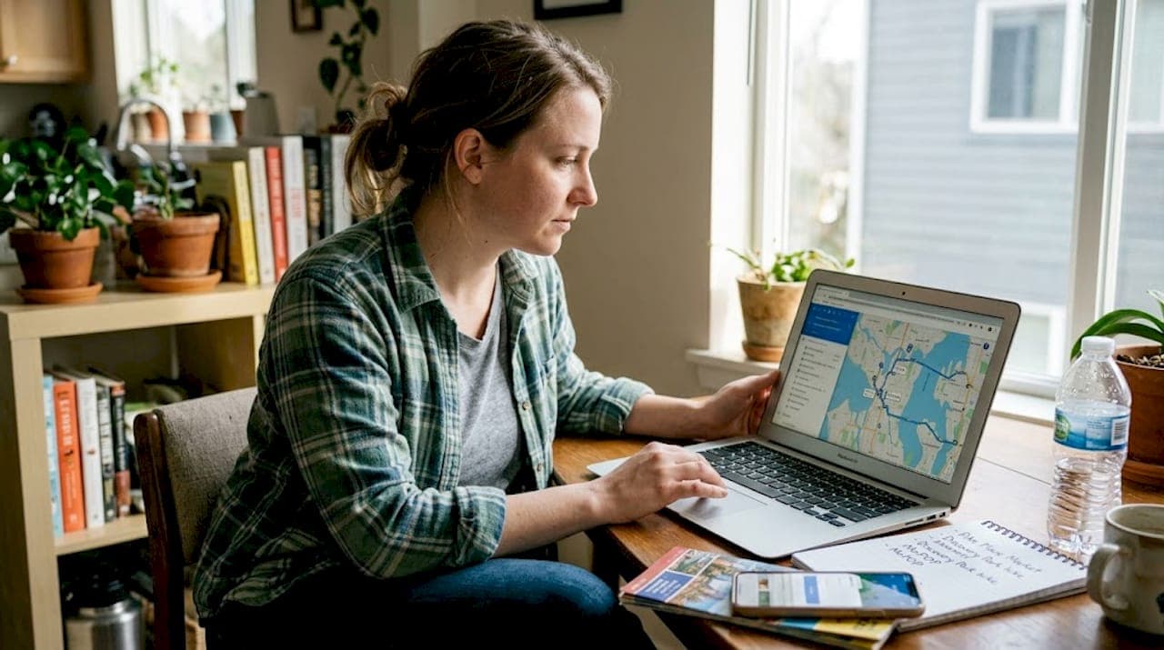 Map-based travel planning: streamline trips visually